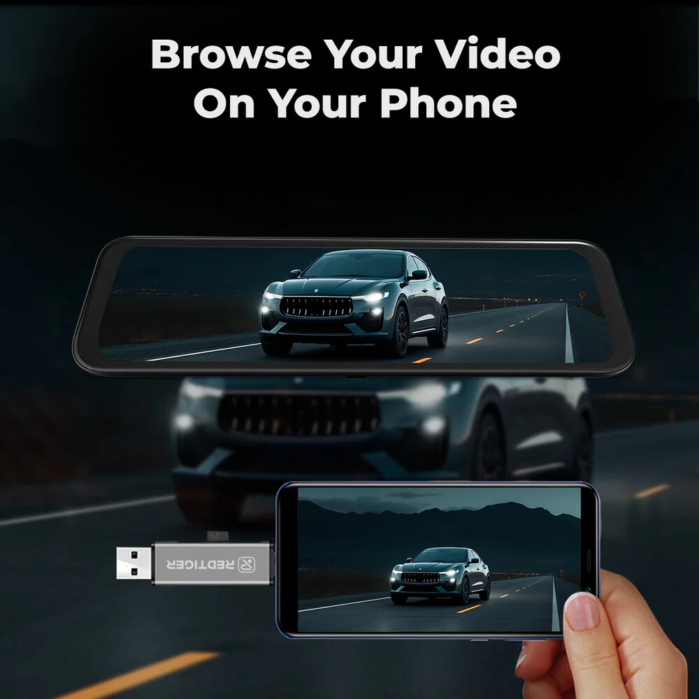 REDTIGER 2-in-1 Card Reader with USB-C & USB-A Interface