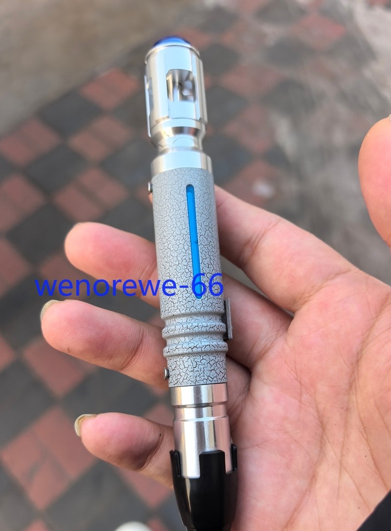 US Now!! NAWYA Doctor Who 10th Replica Metal LED Sonic Screwdriver Scalable Prop