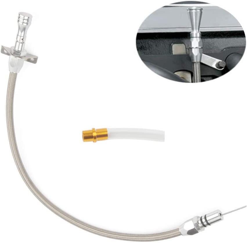 Flexible Stainless Transmission Dipstick For GM Chevy TH350 TH400 Turbo SBC BBC