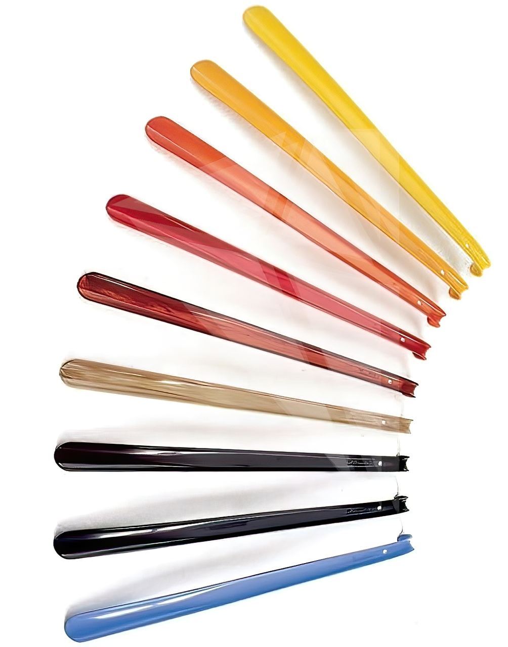 24-Inch Plastic Long Shoe Horn w/Hook Handle (10 Color Choices) pick-a-color