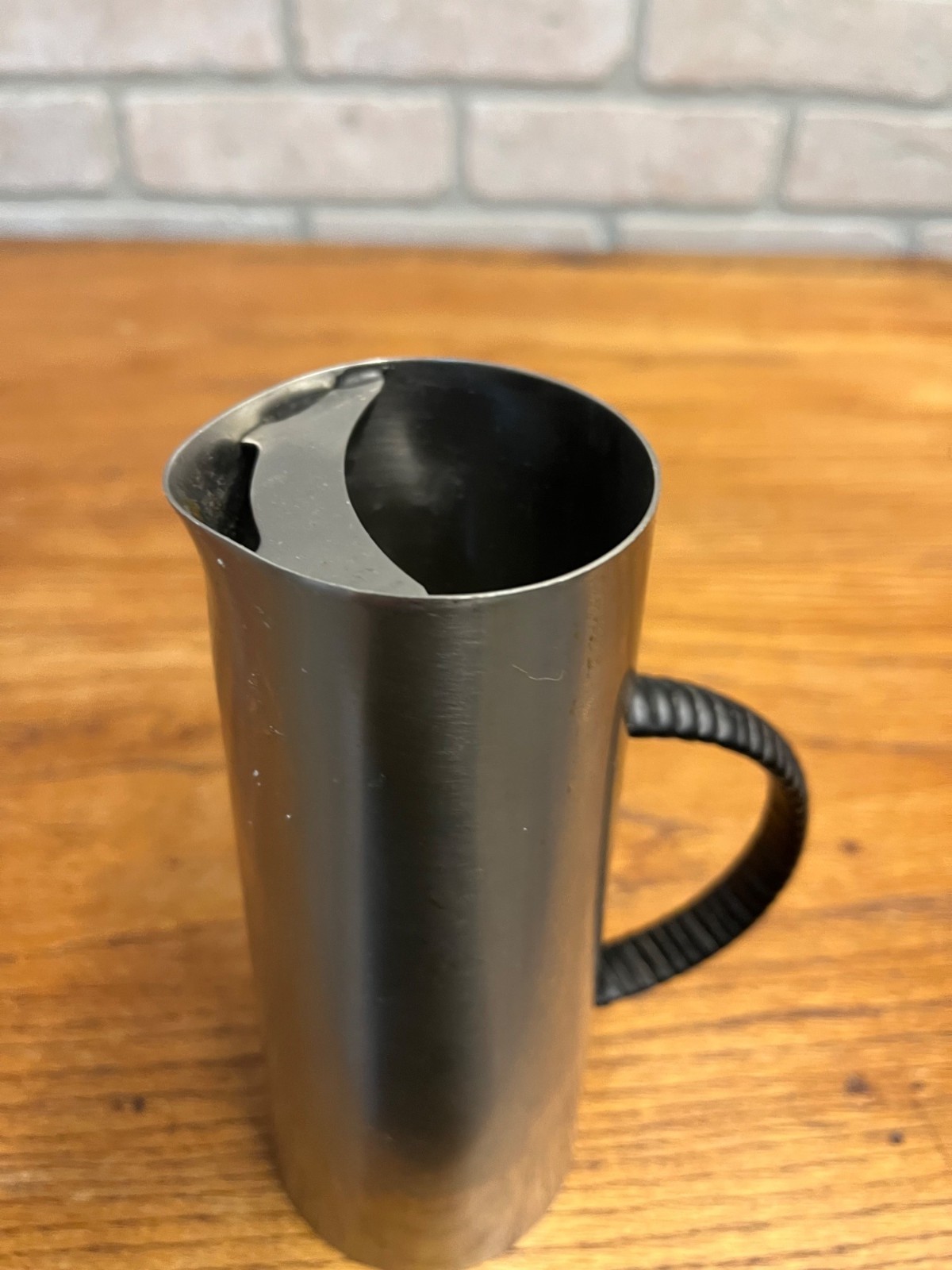 Vintage 1960s MCM Swedish Nils Nisbel Gabis Stainless Steel Pitcher Cocktail