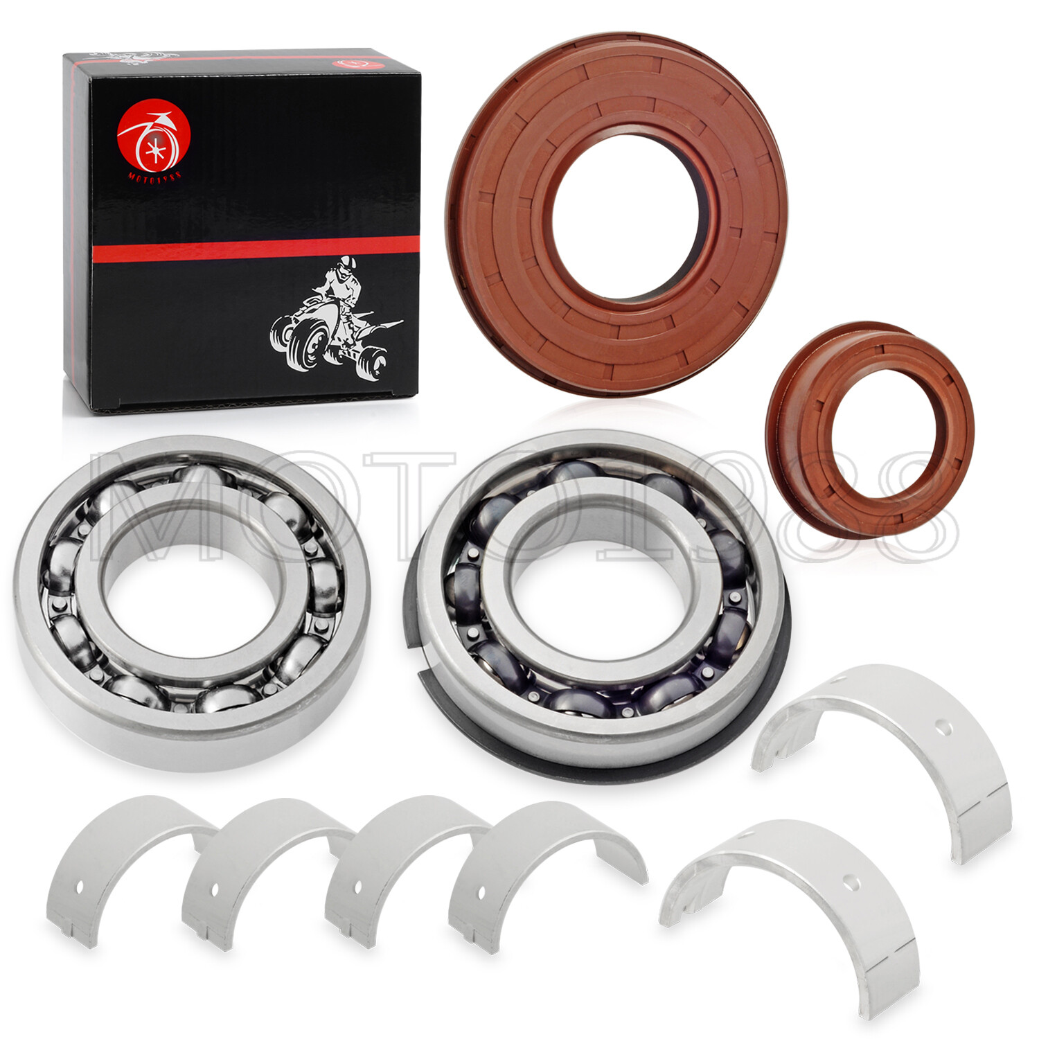 Crankshaft Bearing & Seal kit For Polaris Ranger Sportsman RZR 700 800 2006-2017