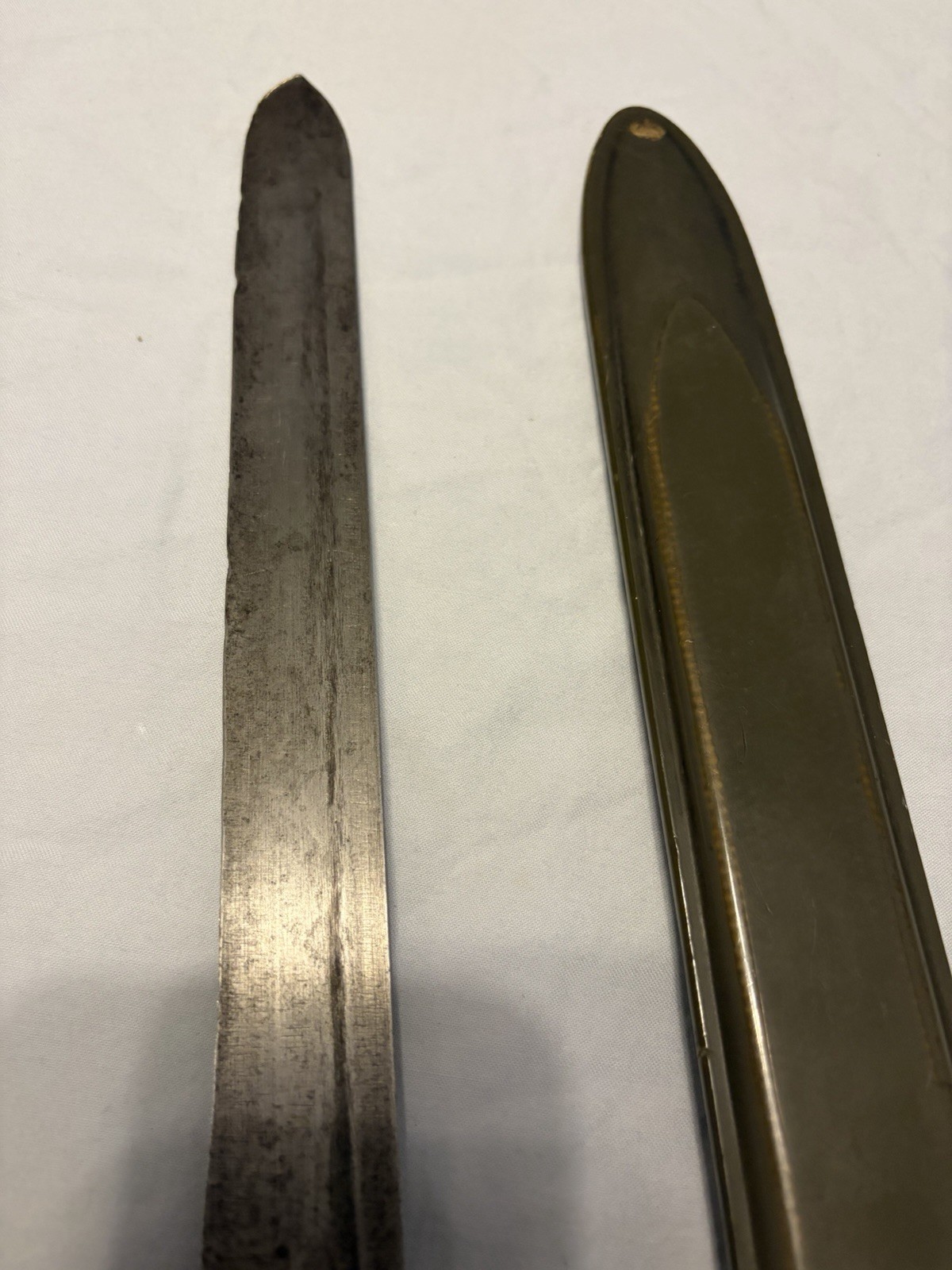 Original WWI WW1 US 1906 Springfield Armory Bayonet & Scabbard