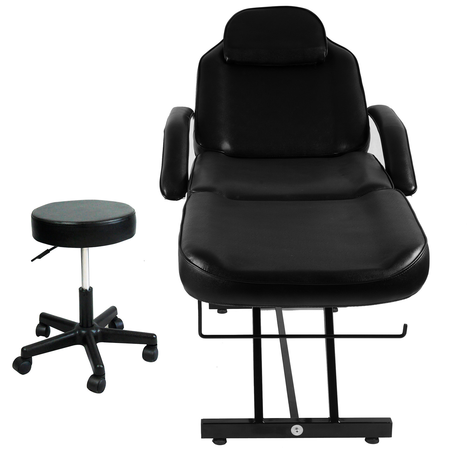 Tattoo Massage Bed Beauty Barber Chair Adjustable Hydraulic Stool Facial Salon
