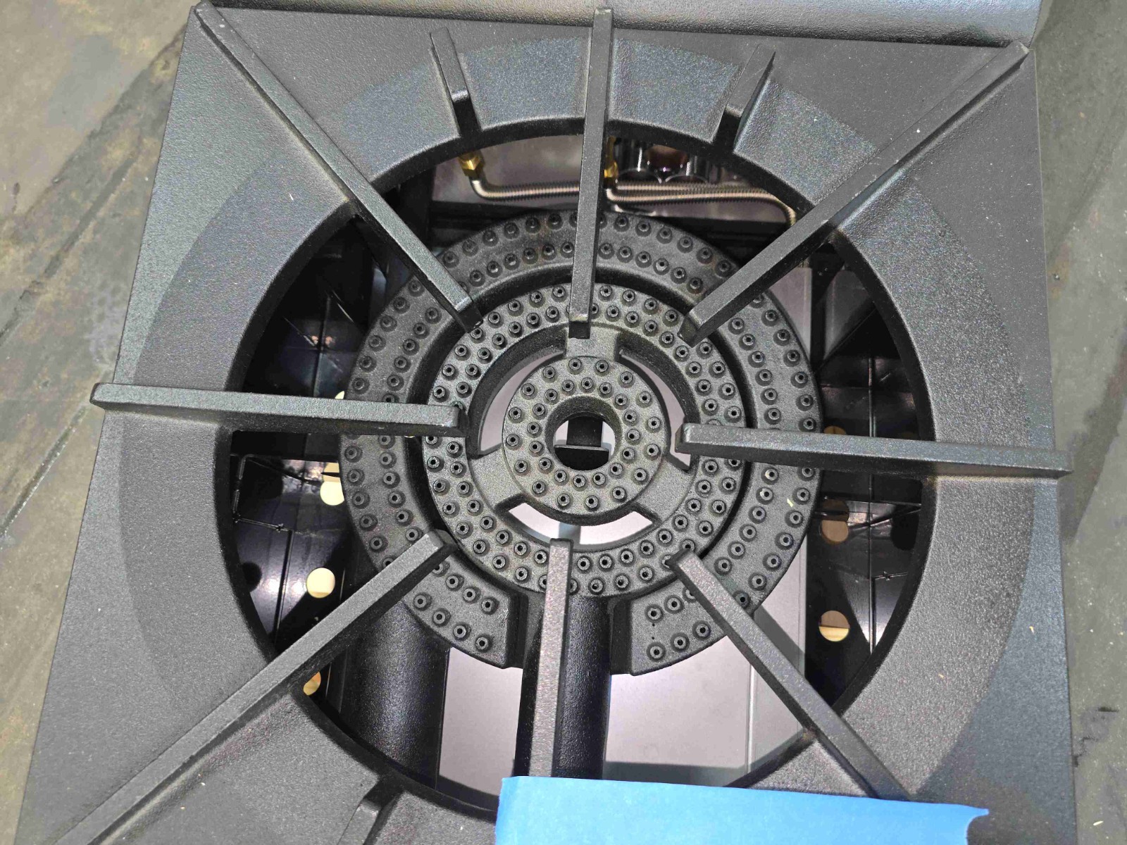 6300 S/D Vulcan Double Gas Stock Pot 2 Burners with Floor Legs, Model: VSP200F-1