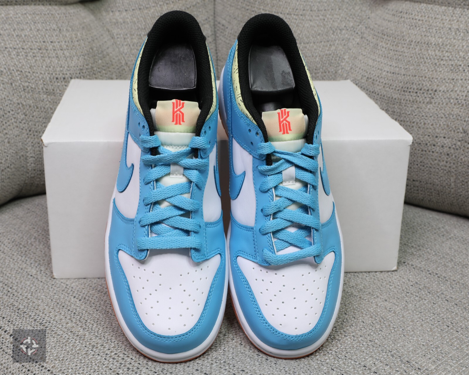 Nike Dunk Low Kyrie Irving Blue Athletic Shoes Youth Size 5Y-7Y (DN4179-400)