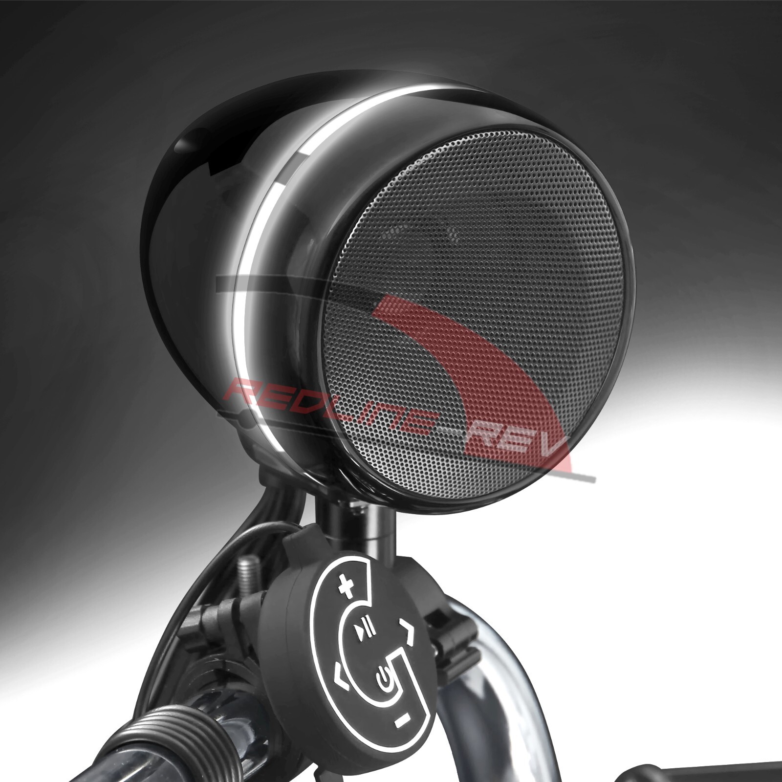 Waterproof 300W Bluetooth Motorcycle LED Amp Stereo Speakers Sound System Harley