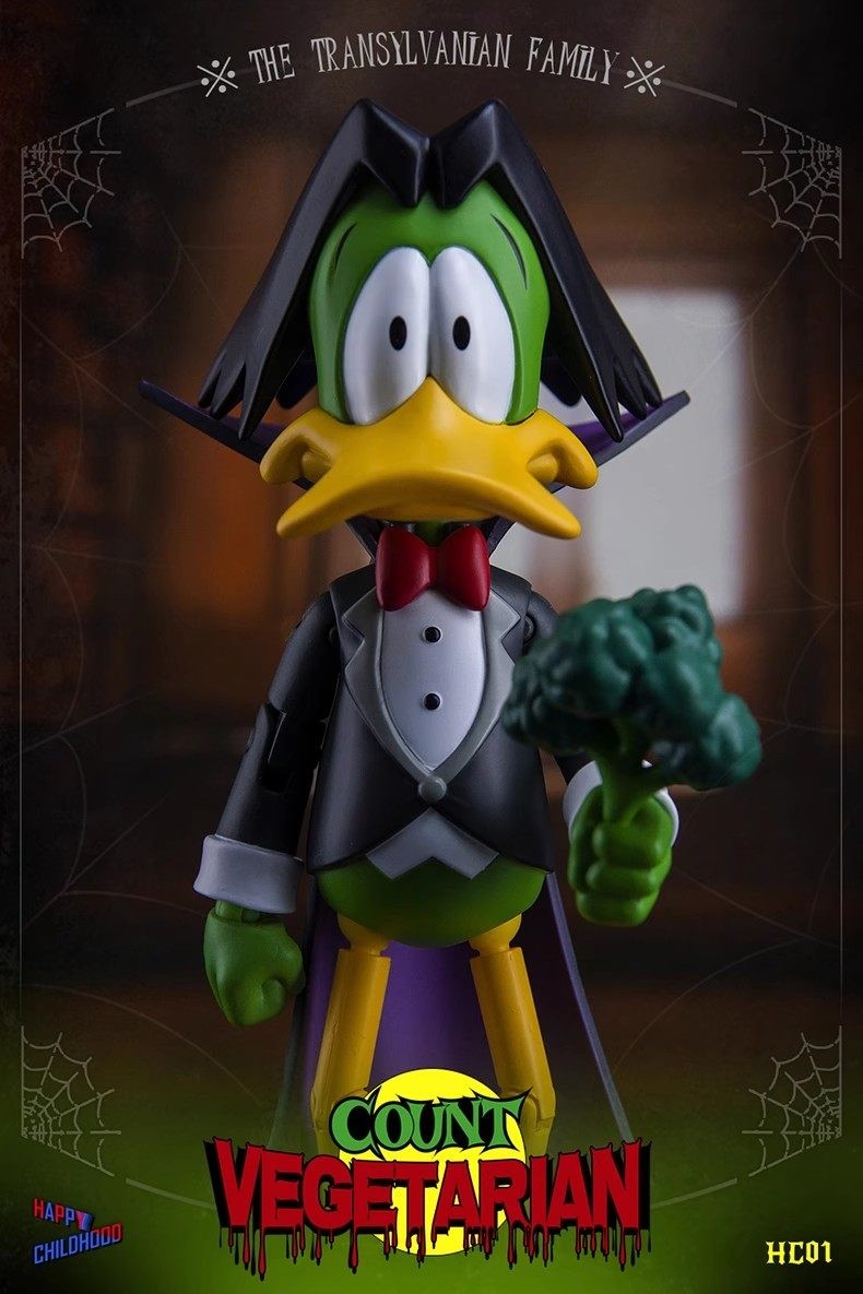 HAPPY CHILDHOOD Count Duckula Toy HC01 VEGETARIAN COUNT Action Figure Collection