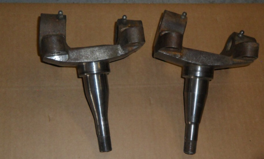 Forged Steel Sprint Car Stock Height Long Stepped Spindle USAC ASCS