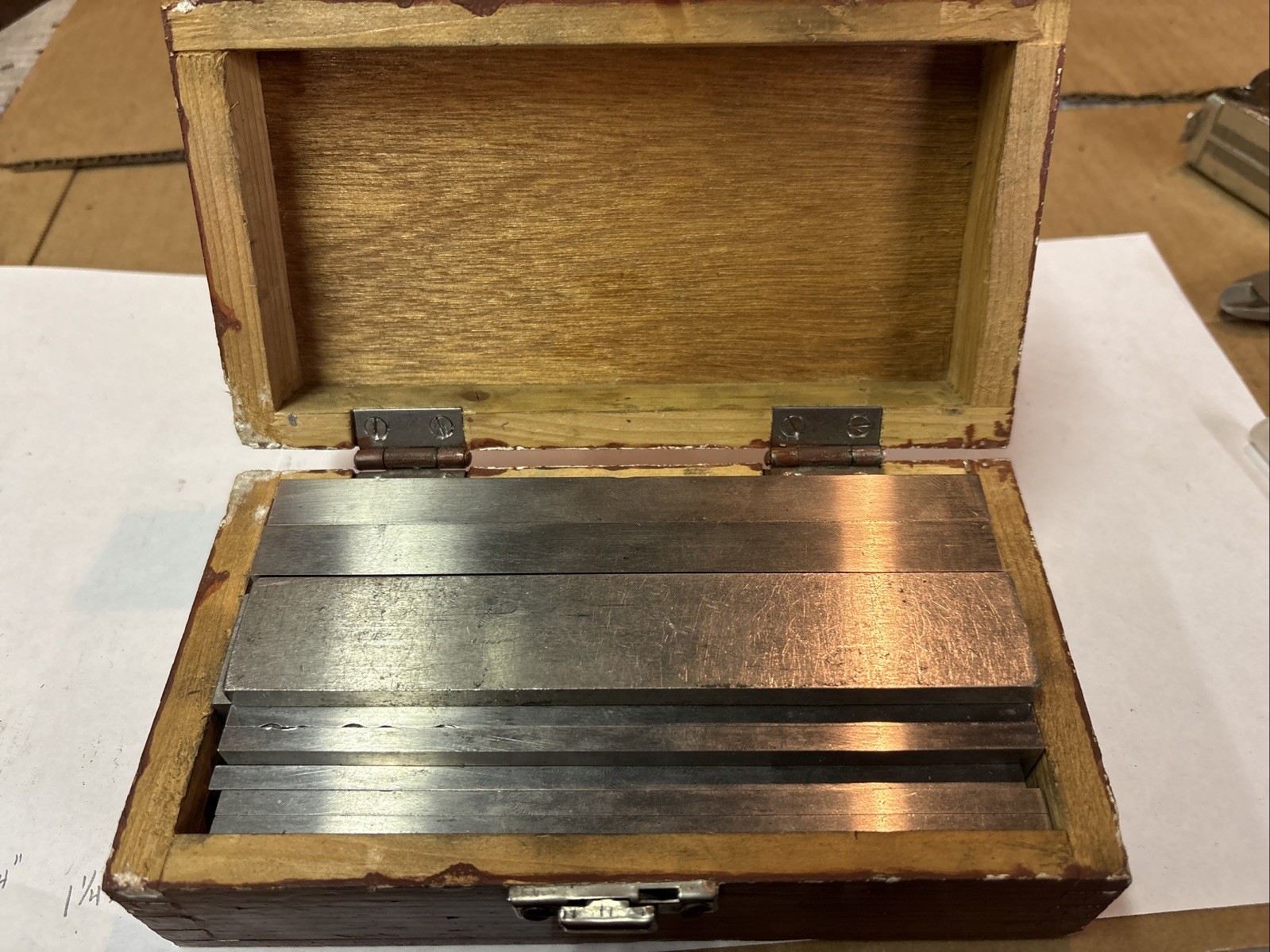 Vintage Set Of Mixed Toolmaker Parallels