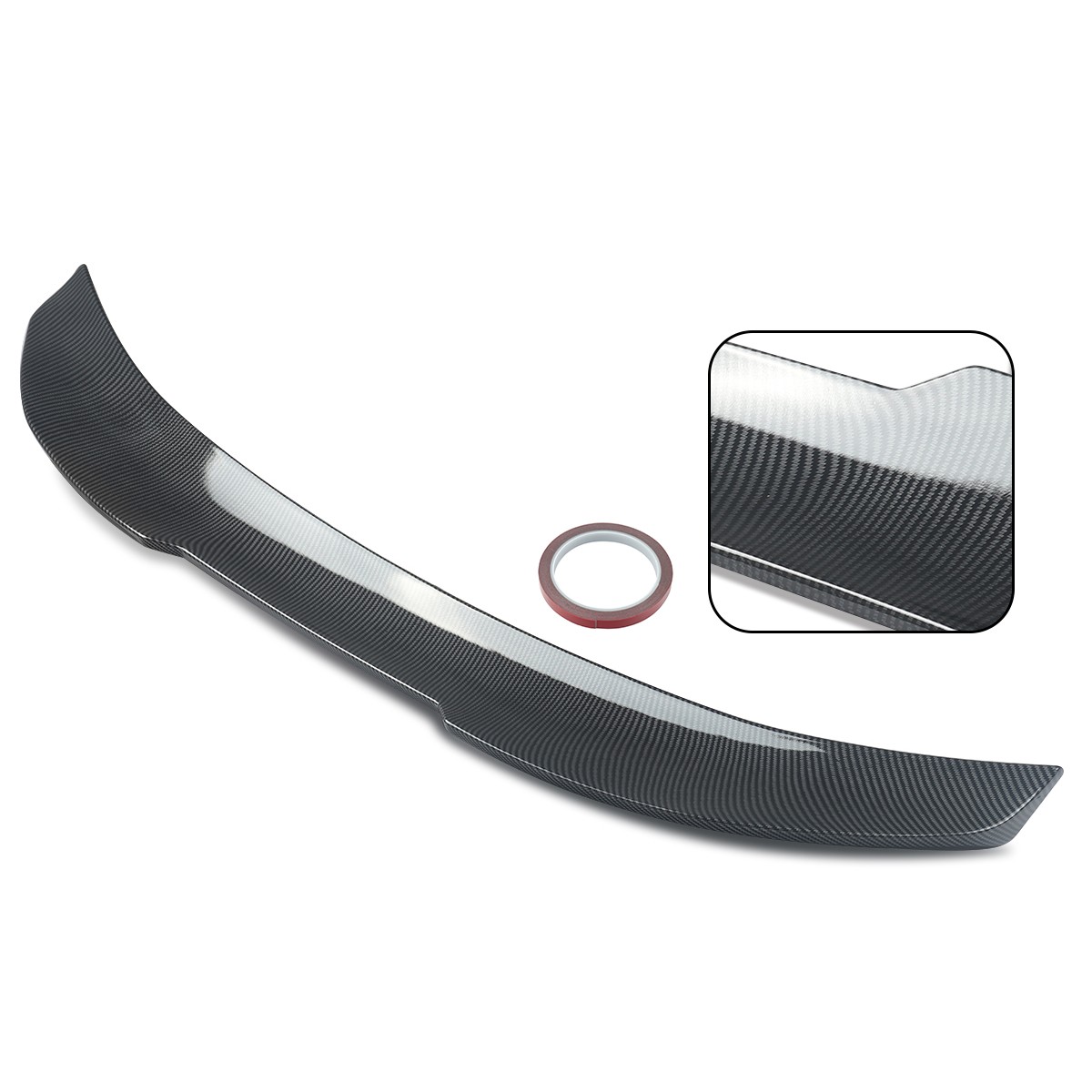 Duckbill Trunk Spoiler PSM Carbon Look For 17-23 BMW G30 530i 540i M550i F90 M5