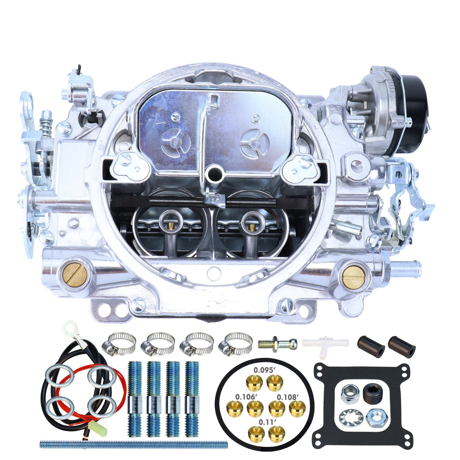 Edelbrock 1411 Performer 750 CFM 4 Barrel Carburetor, Electric Choke