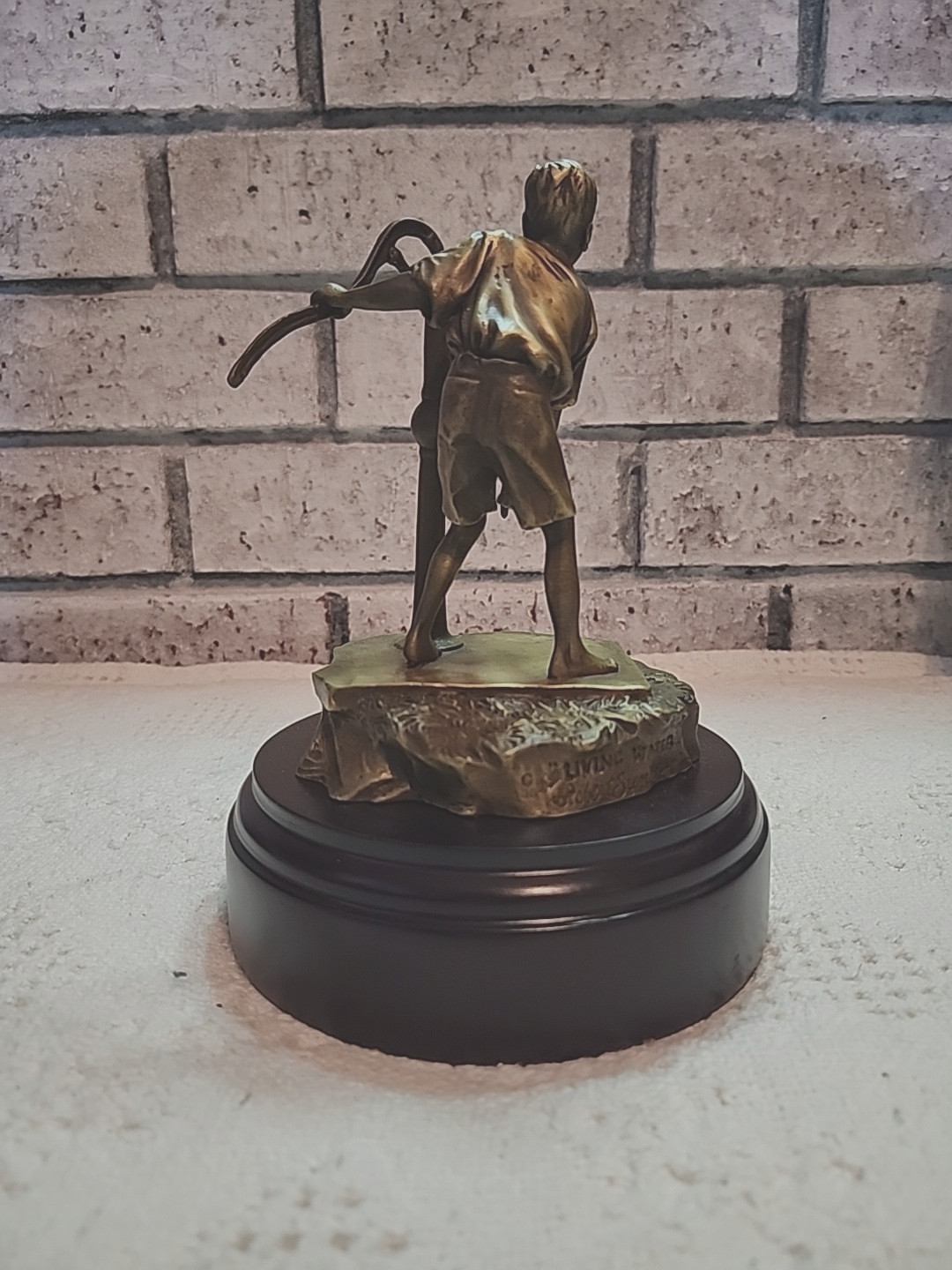 Living Water Bronze Statue Limited Edition 50 Years Life Outreach International