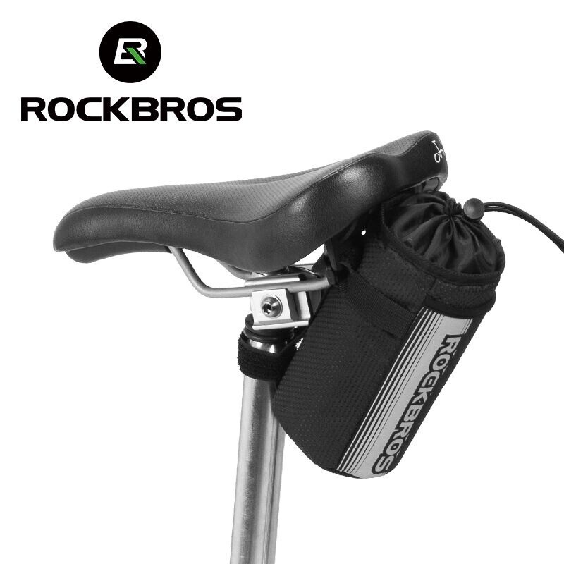 ROCKBROS Bike Water Bottle Holder Bag Handlebar Stem Bag Bicycle CupDrink Holder
