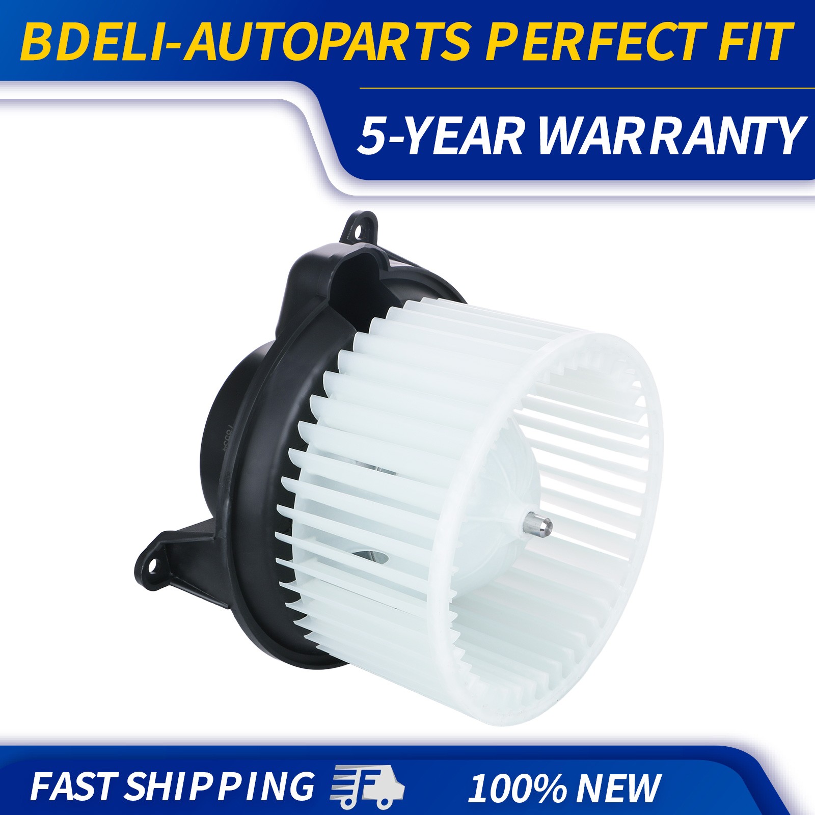 HVAC  Blower Motor w/Fan Front for 03-07 Chevrolet Silverado GMC Sierra H2