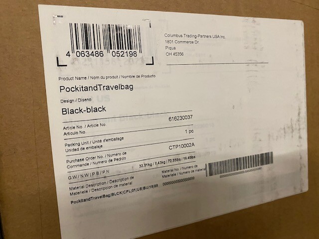 gb Pockit Lightweight Stroller with Travel Bag, Monument Black (NEW)