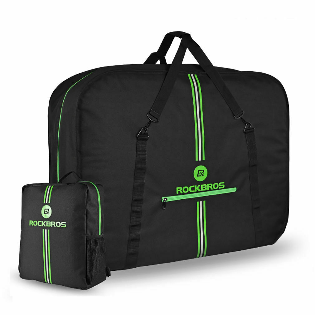 ROCKBROS Folding Bike Carrier Bags With Storage Bag High Capacity Easy Carry Bag