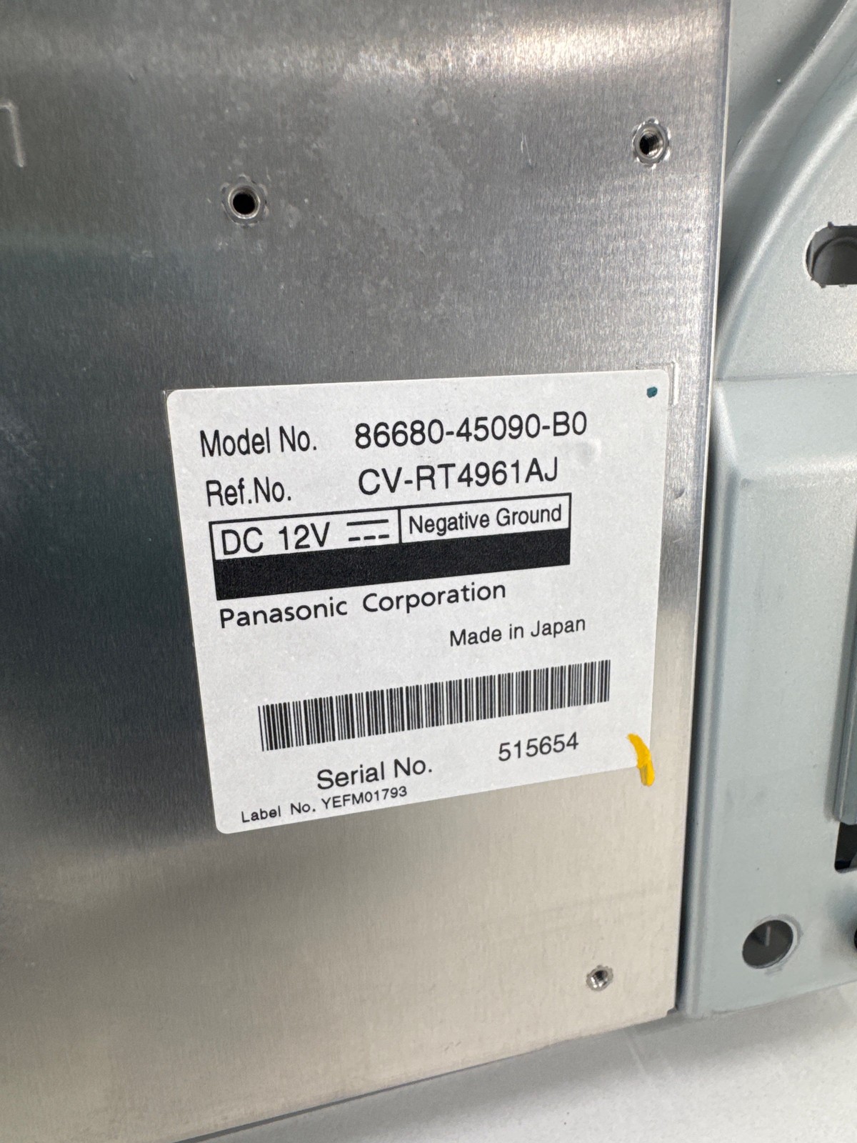 Rear Overhead TV Screen Entertainment DVD Split Screen TOYOTA SIENNA 11 12 13 14