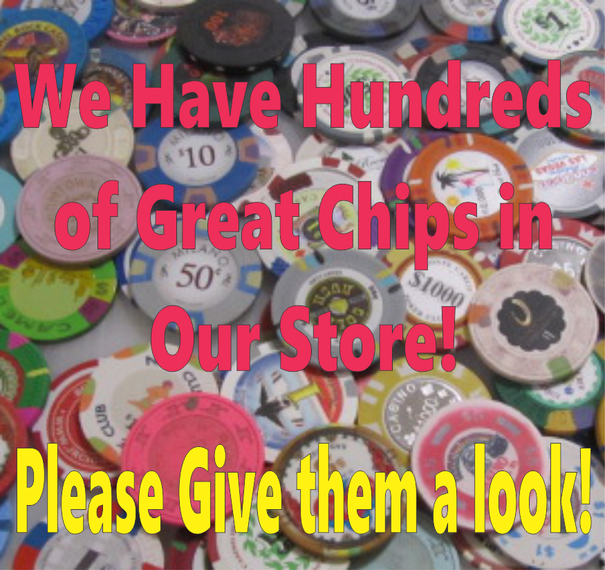 33 Casino Gaming Poker Chip Lot Las Vegas $1 New & Used Chipco Paulson Clay room