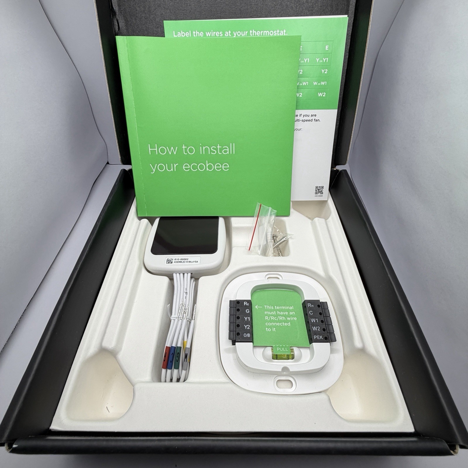 ecobee3 lite Smart Thermostat - Black (EB-STATE3LT-02)