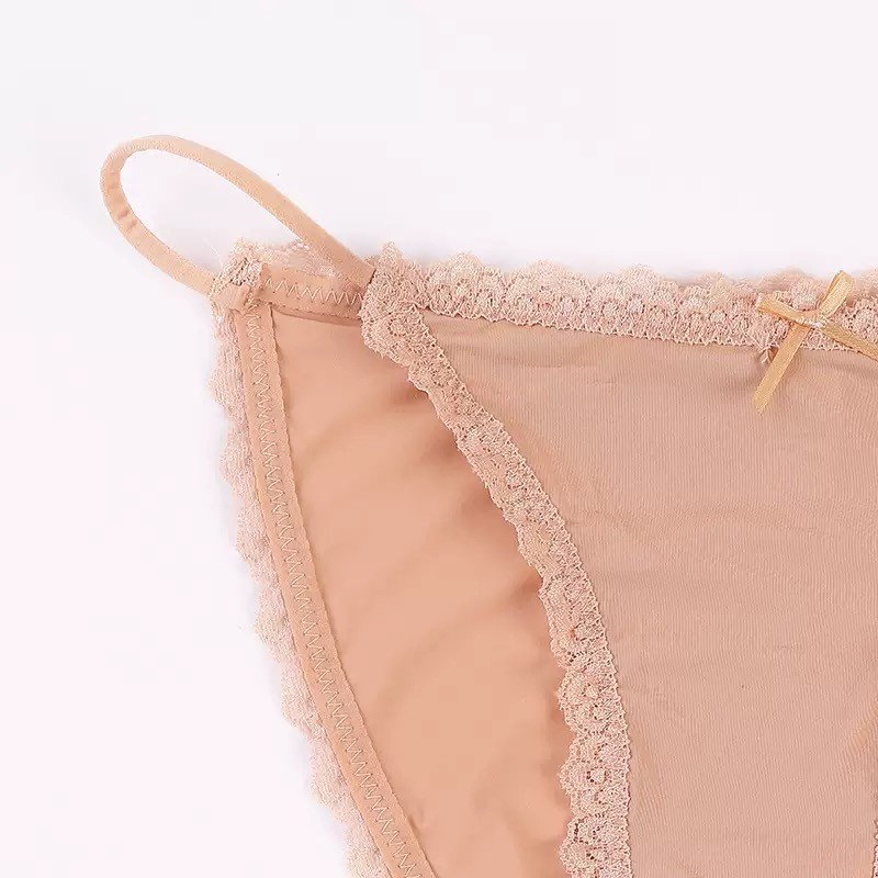 6 Pack Lot Womens Sexy Panties String Bikini Thong Brief Seamless Lace Underwear