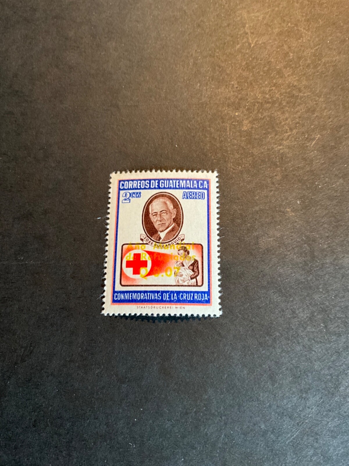 Stamps Guatemala Scott #C240 never hinged variety