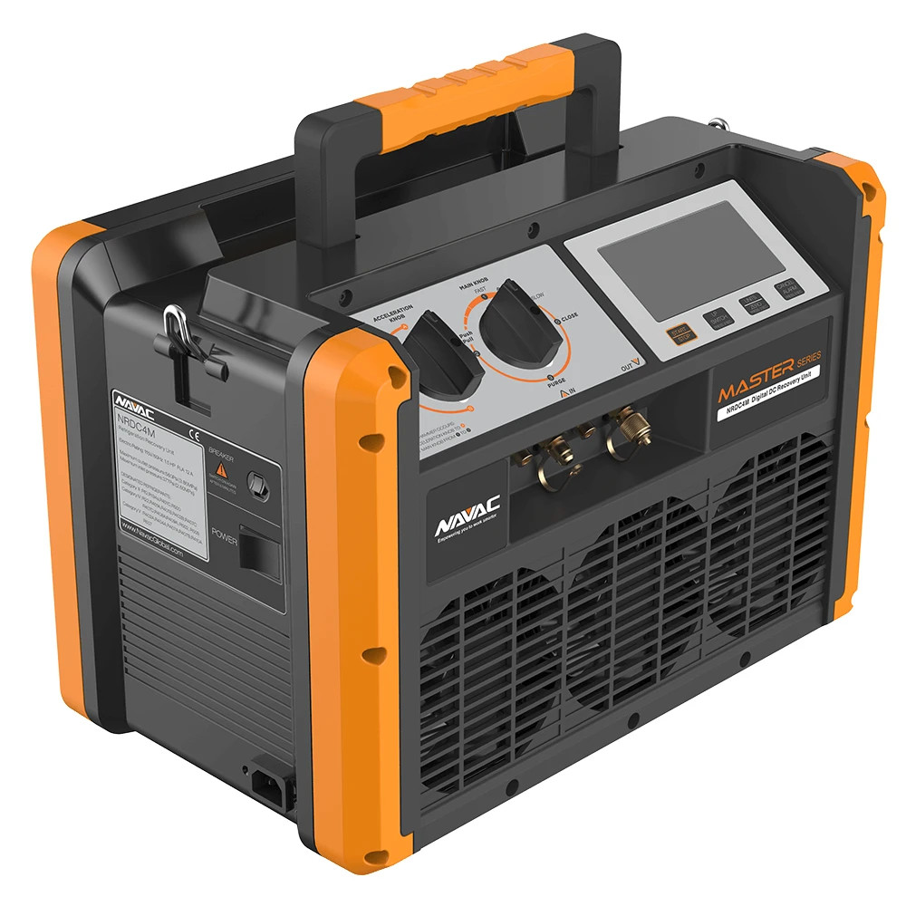 NAVAC NRDC4M Brushless DC Recovery Unit | 4-Cylinder | Dual Oil Free Compressor