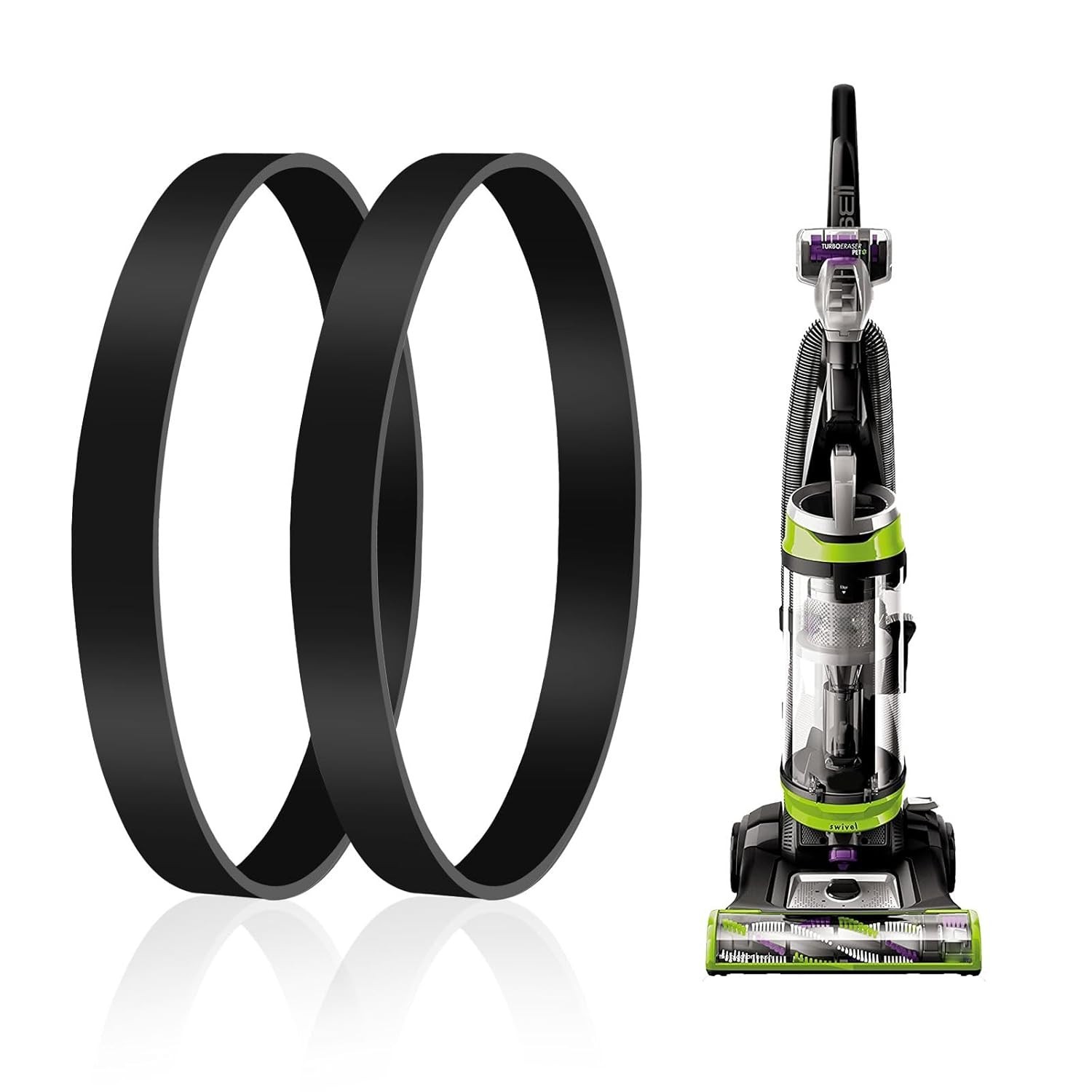 Style 7/9/10 P/N 3031120 Replacement Belt for Bissell Vacuum 2 Pack