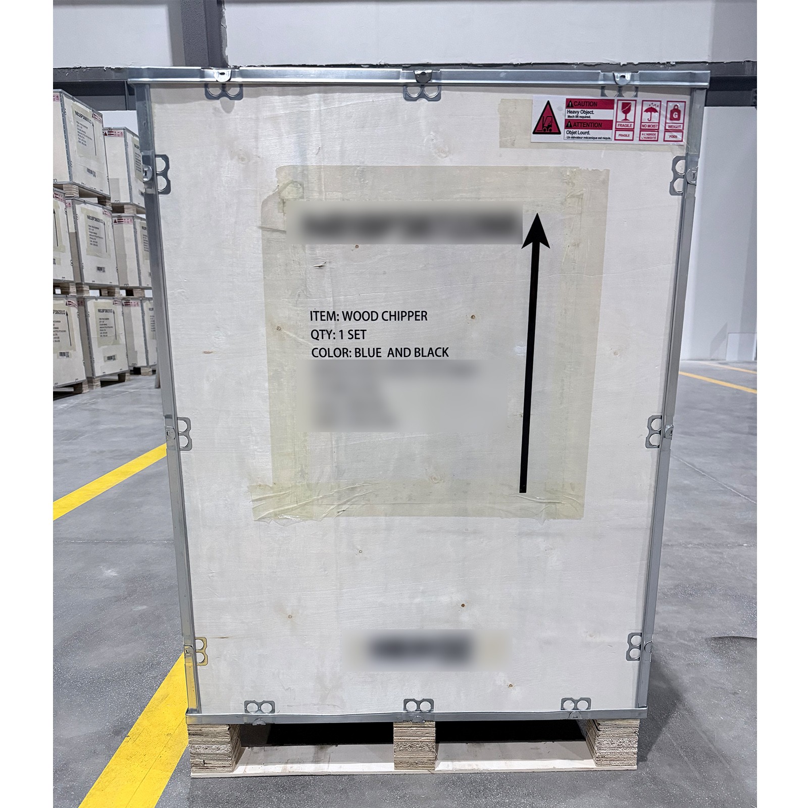 5" 15HP 420cc GAS Powered DISC Wood Chipper Shredder Mulcher EPA Towable 3-Wheel