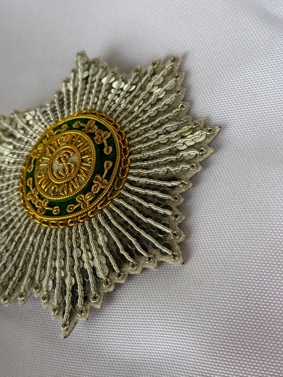 Russian Imperial Poland Order of St.Stanislaus Embroidered star, replica 1831s+