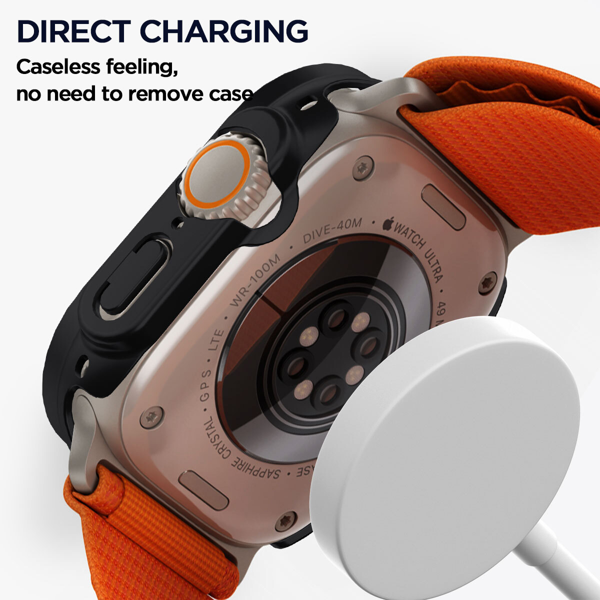 Full Case Cover for Apple Watch Ultra 2 49mm Tempered Glass Screen Protector