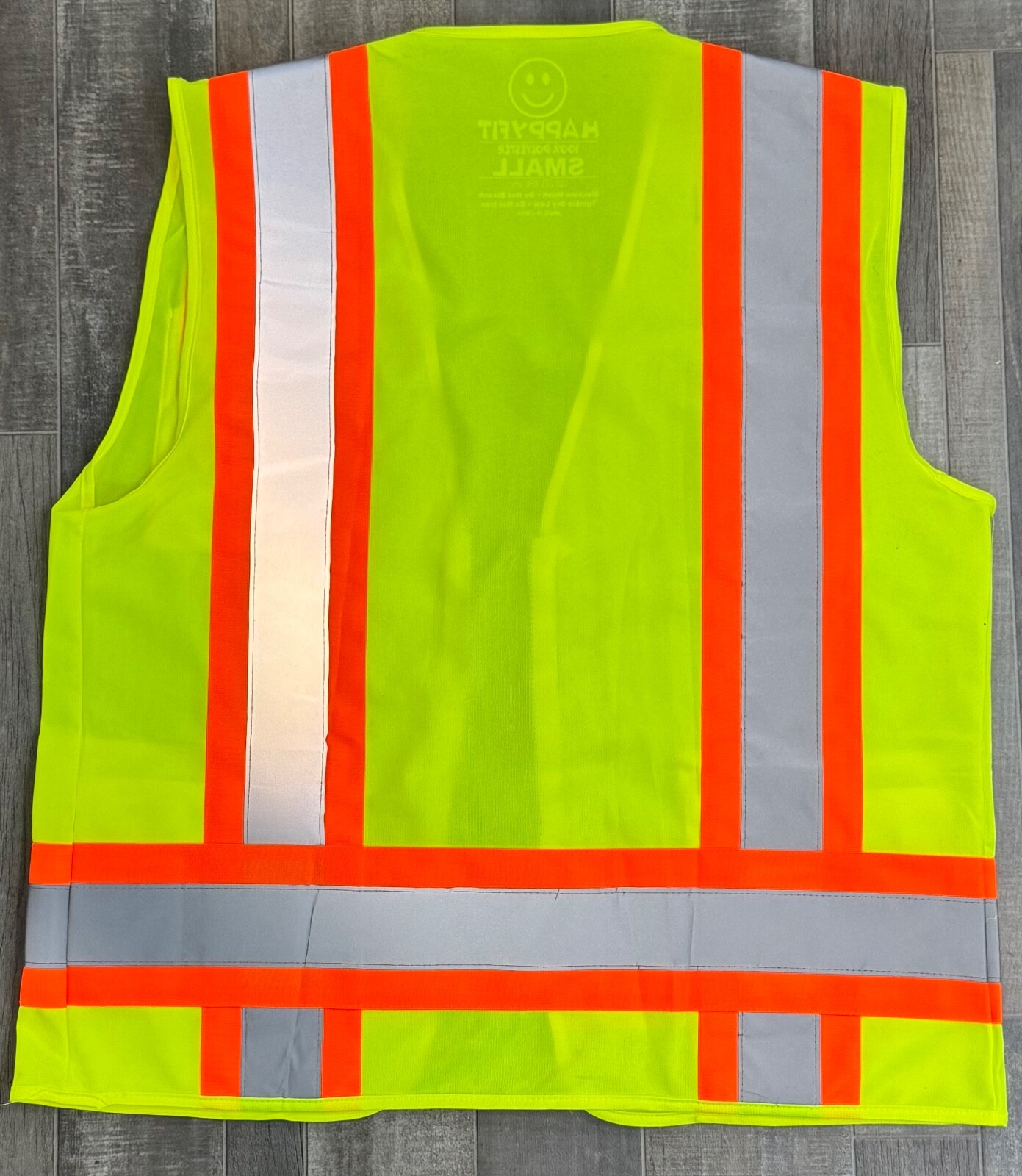 Reflective Tape Safety Work Vest High Visibility Pockets Hi Vis ANSI Class 2