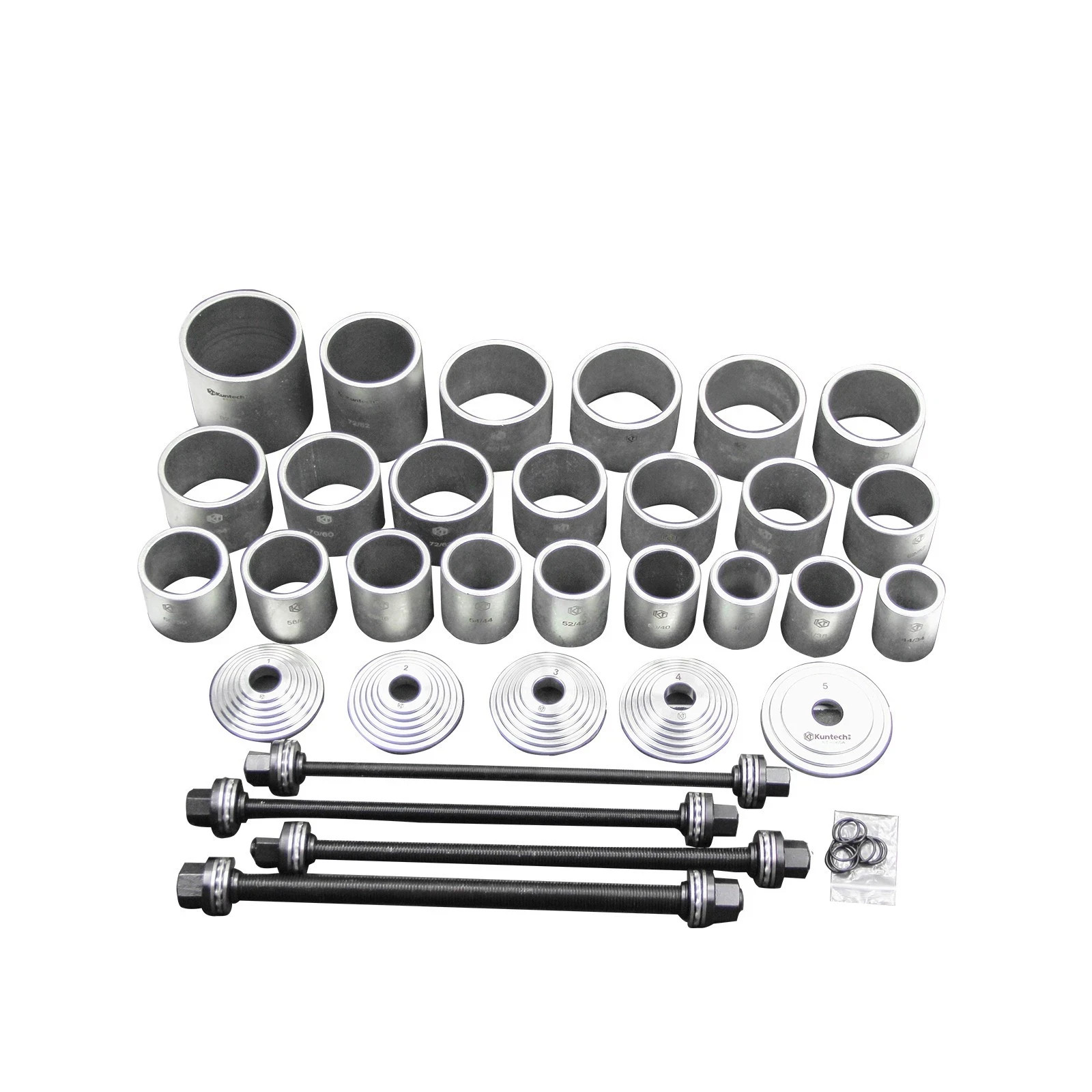 37PCS Universal Pull & Press Sleeve Kit Bearing Bushing Removal Install Tool