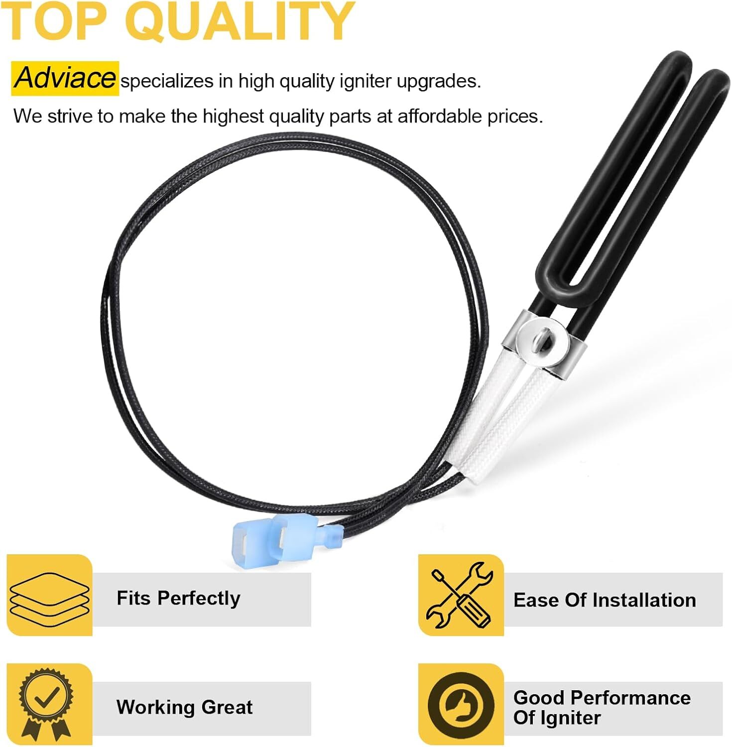 SRV7000-647 Igniter Replacement for Quadrafire Mt Vernon AE Insert Pellet Stove