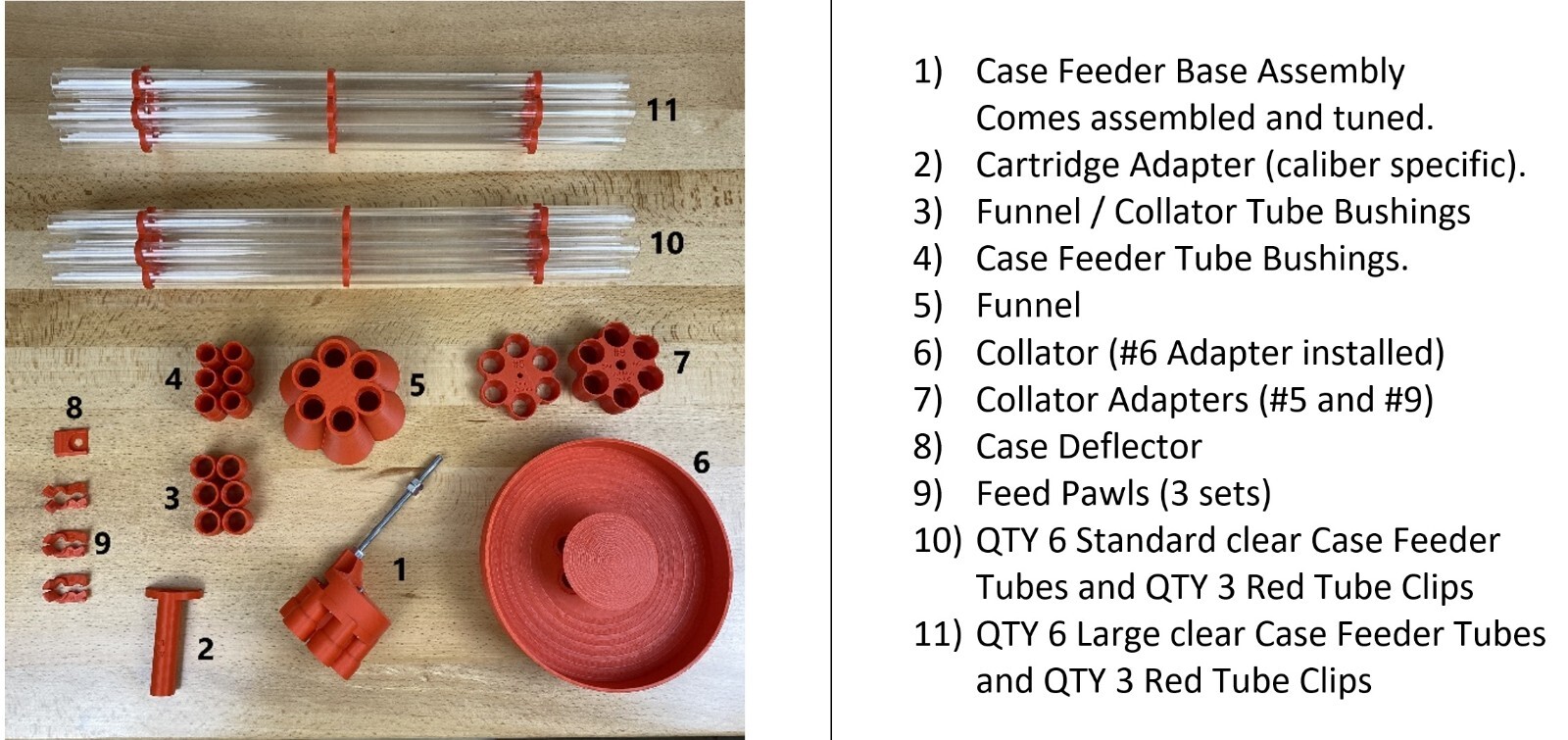 LEE APP Master Kit: Upgrade Your Reloading - Case Feeder, 6 Tubes, Collator
