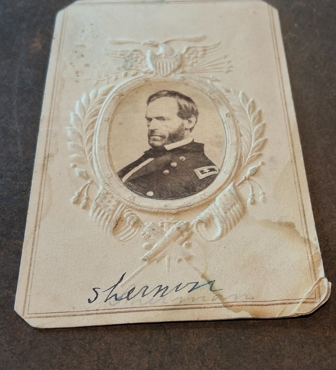 General William T. Sherman CDV PORTRAIT – Civil War Union Major General