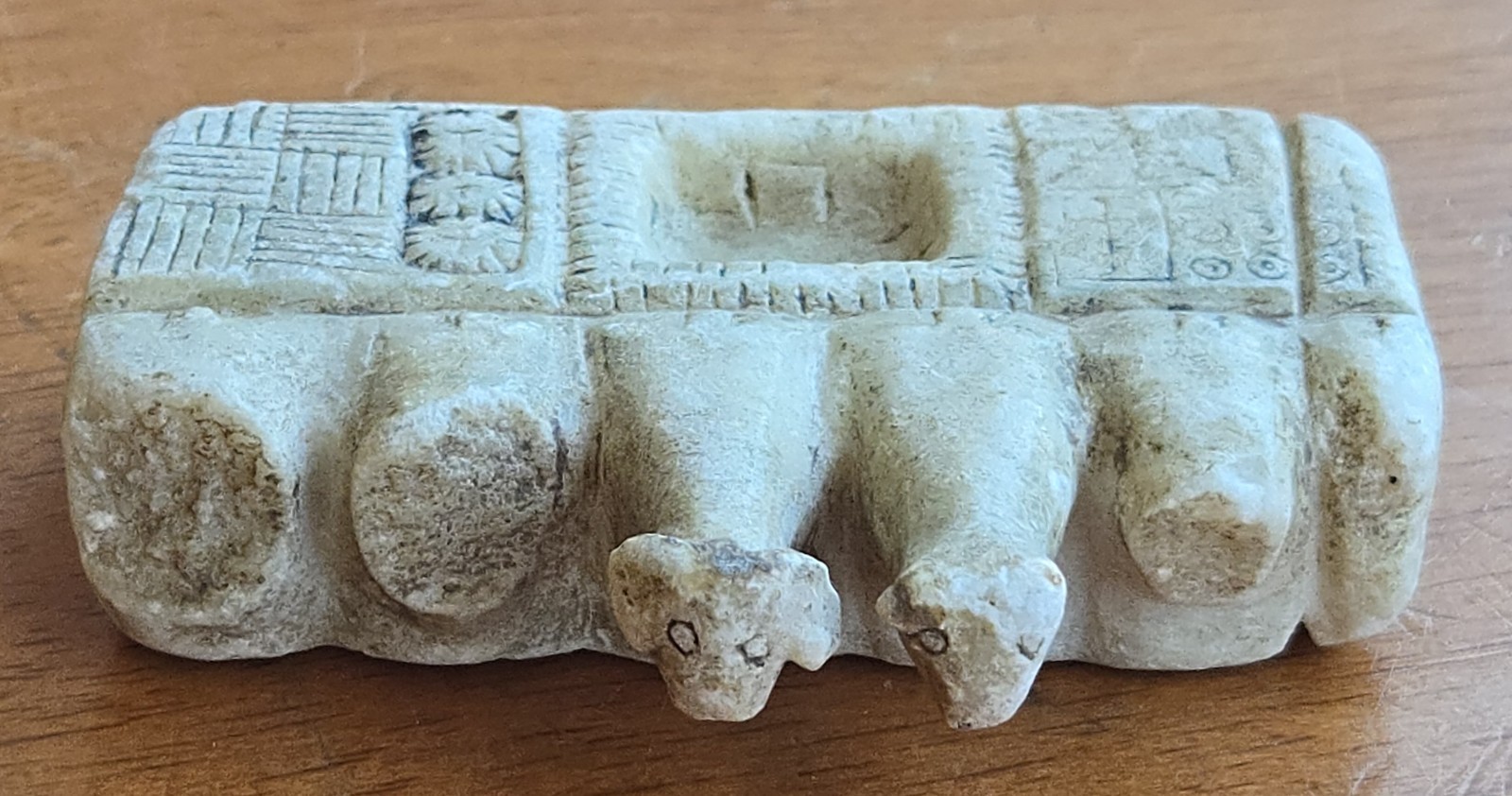 Antique Andean Carved Stone Illa Talisman Amulet Pre-Columbian Peru Andes