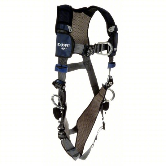⭐️ 3M DBI-SALA 1140123 LARGE Full Body Harness Vest Quick-Connect Buckles 420lb