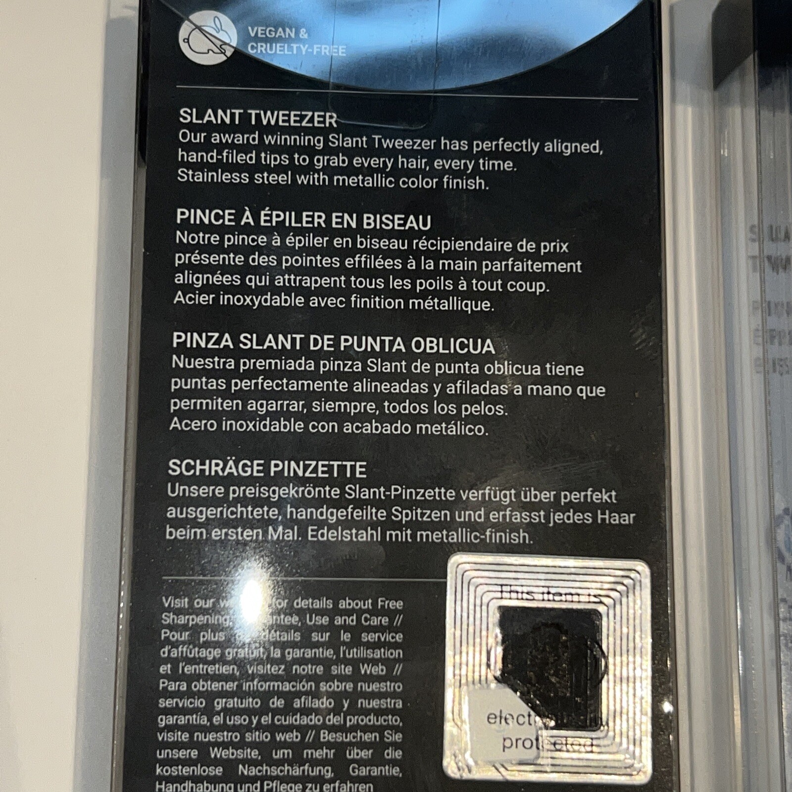 QTY:2 Tweezerman Rose Gold Slant Tweezer Model 1256-RGR. New & Free Shipping