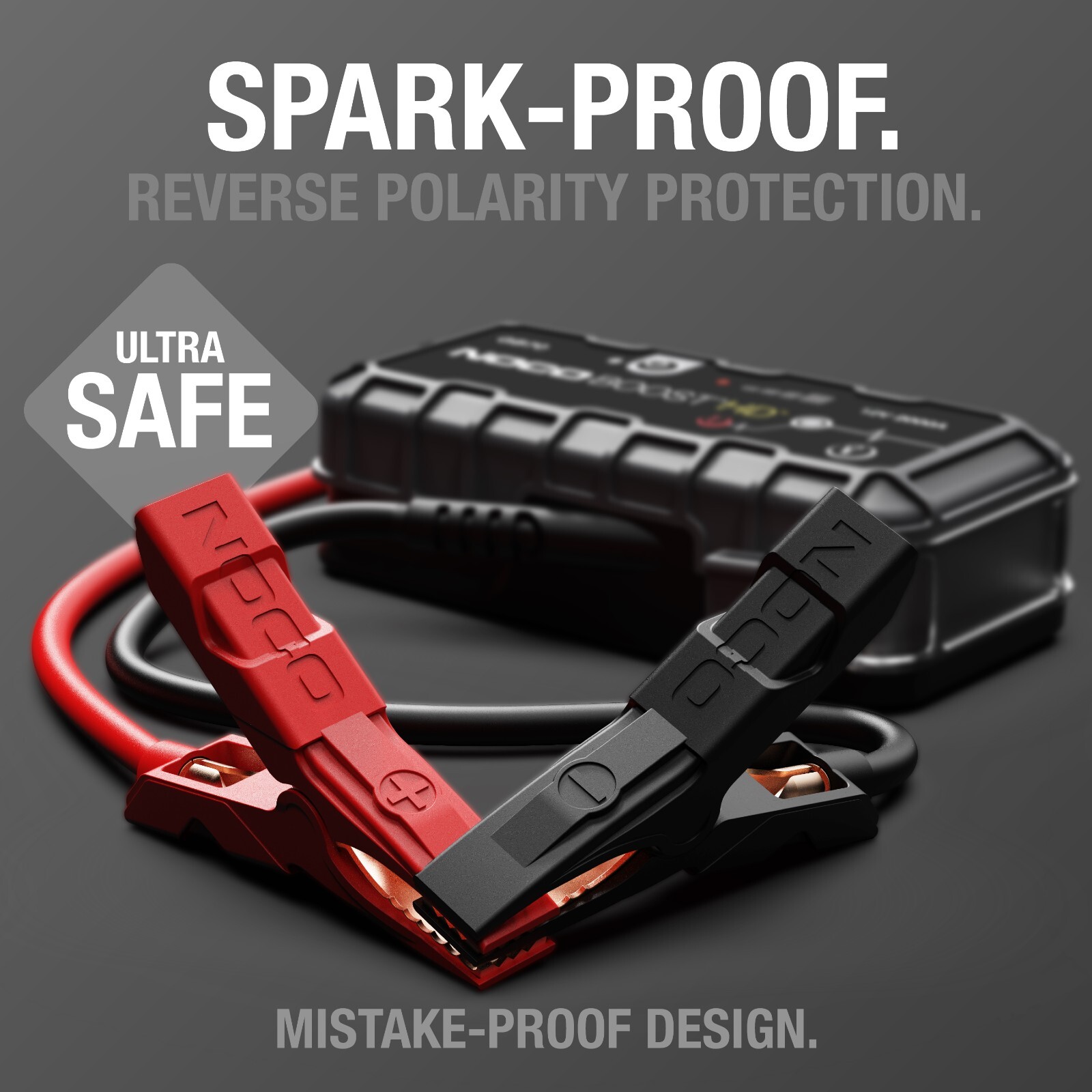 NOCO Boost HD GB70 2000A 12V UltraSafe Portable Lithium Battery Jump Starter