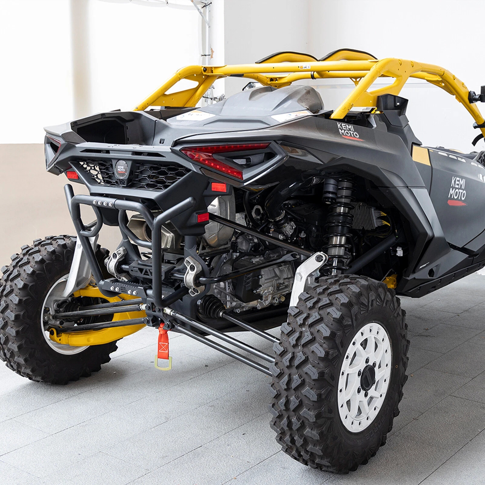 KEMIMOTO For Can-Am Maverick R 2024-2025 #715007172 Rear Bumper Runner Guard