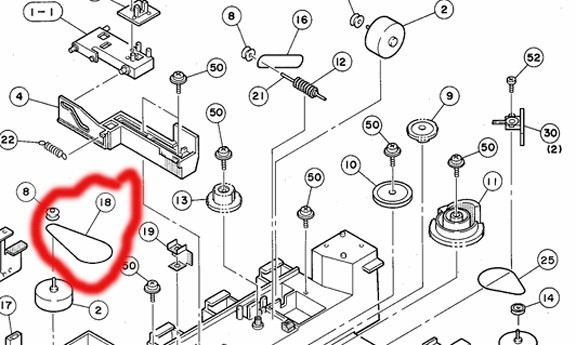 NEW Yamaha Drive Belt for CDC-502 CDC-565 CDC-665 CDC-765 CDC-902 with Tracking#