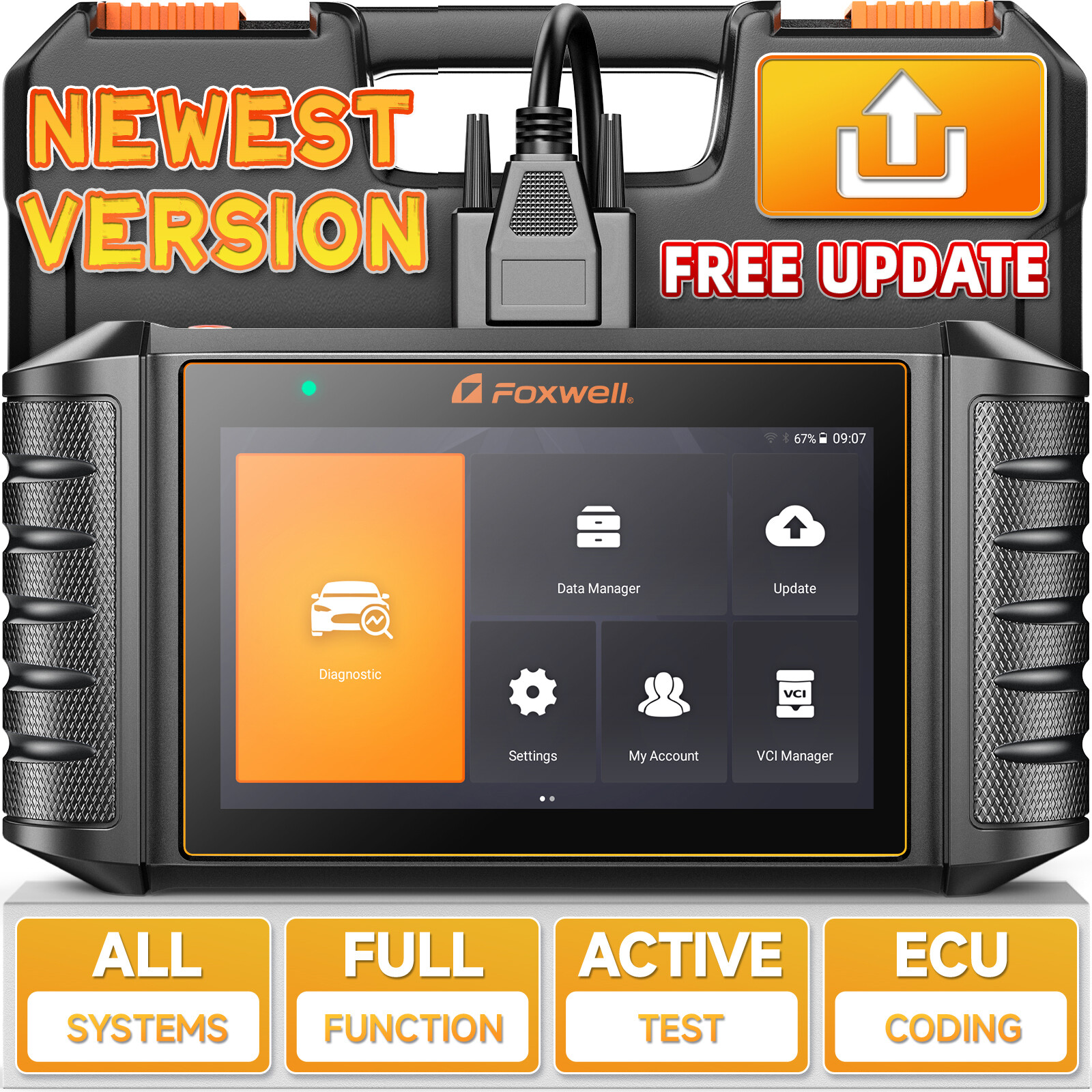 For GM Car All System Bidirectional OBD2 Scanner Diagnostic ECU Coding Oil TPMS