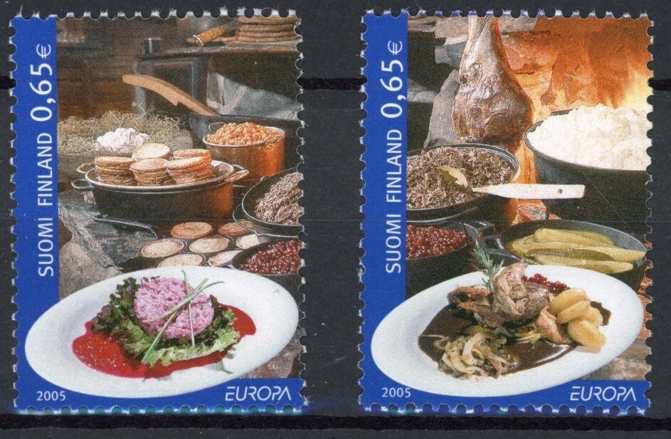 Finland 2005 : EUROPA / Gastronomy - Good Set Very Fine MNH Stamps