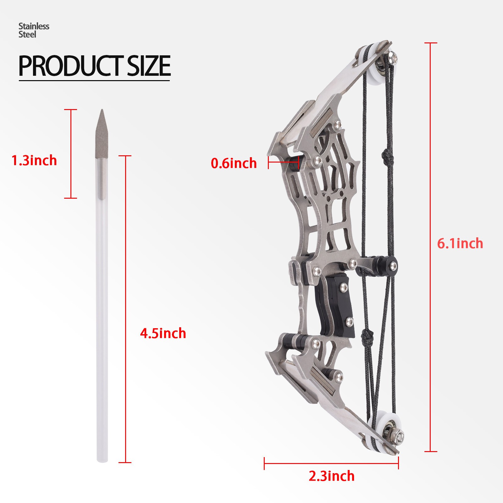 MINI Archery Compound Bow Type with 12 Arrows for Hunting Shoot Target Practise