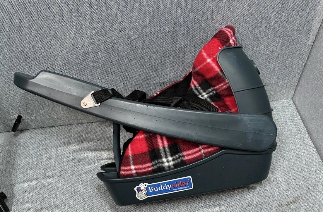 Buddyrider Dog Seat for Bicycle Pet Carrier With Padding E-Bike