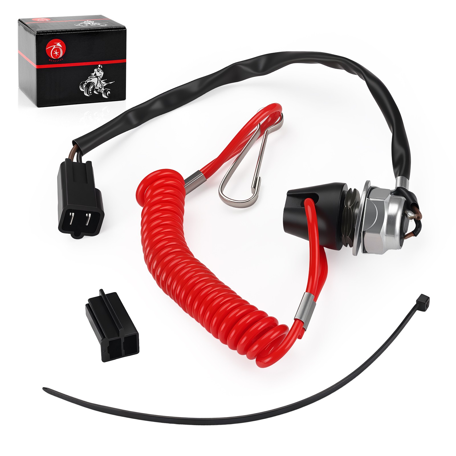 Tether Kill Run Switch For Polaris Snowmobile 440 600 4010187 4010849 2874379