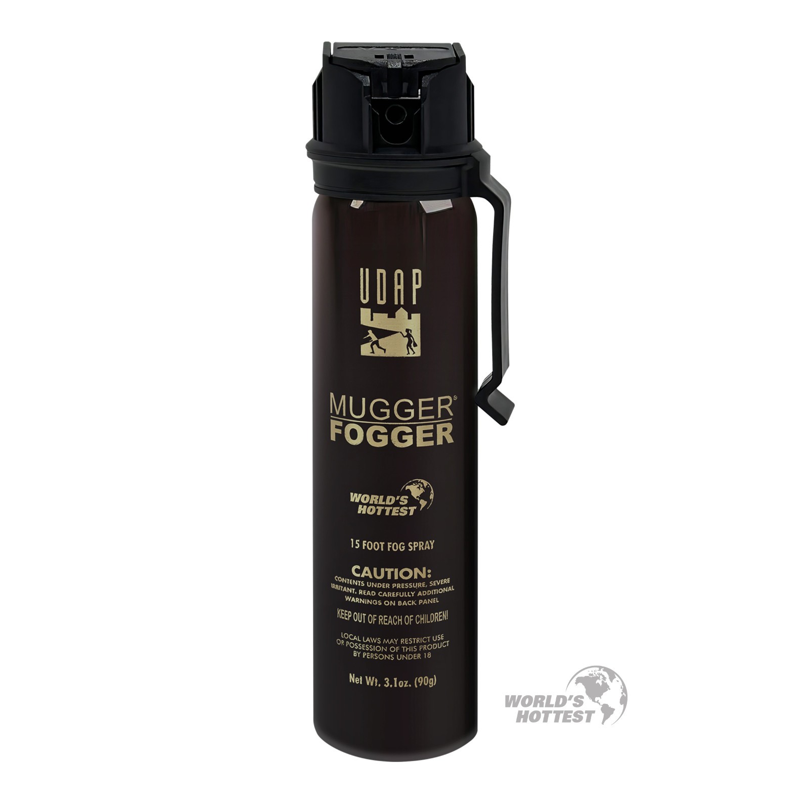 UDAP Pepper Power Mugger Fogger 15% OC 15 ft Fog Barrier, 6MF, 3.1 oz Single.
