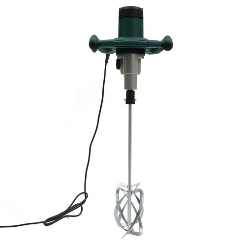 1800w Concrete Mortar Mixer Cement Grout Plaster Stirrer Double Paddle Mixer USA