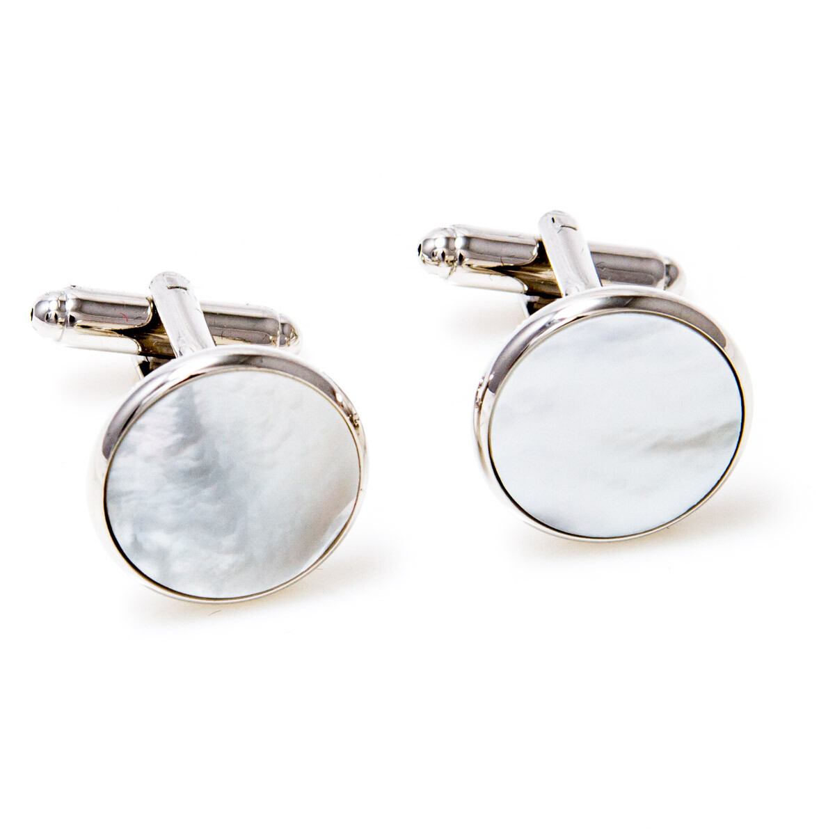 MRCUFF Mother of Pearl 2 Cufflinks and 4 Studs Tuxedo Set Bulk Packed